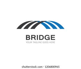  bridge Logo Template vector icon illustration design