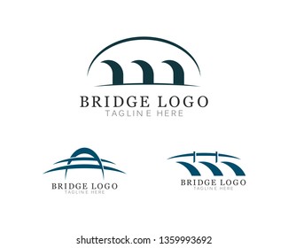 bridge Logo Template vector icon illustration design