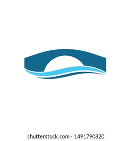bridge Logo Template vector icon illustration design