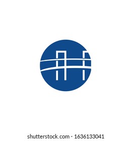 Bridge Logo Template vector icon illustration design