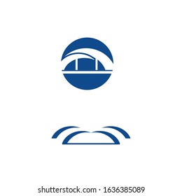 Bridge Logo Template vector icon illustration design