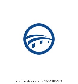 Bridge Logo Template vector icon illustration design