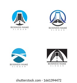 Bridge Logo Template vector icon illustration design