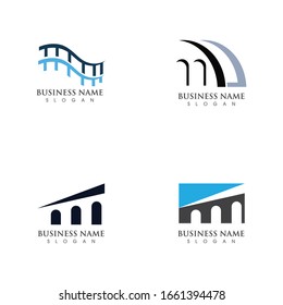 Bridge Logo Template vector icon illustration design