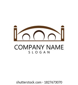 Bridge Logo Template vector icon illustration design