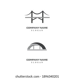 Bridge Logo Template vector icon illustration design