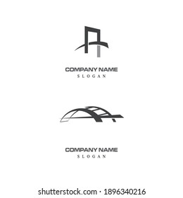 Bridge Logo Template vector icon illustration design