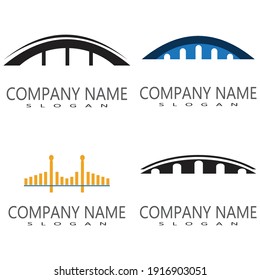 Bridge Logo Template vector icon illustration design