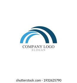 Bridge Logo Template vector icon illustration design
