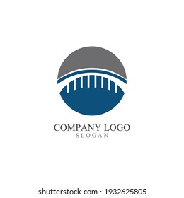 Bridge Logo Template vector icon illustration design