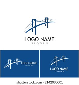 Bridge Logo Template vector icon illustration design