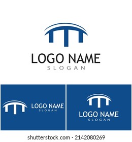 Bridge Logo Template vector icon illustration design