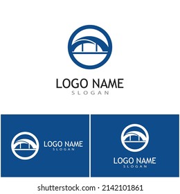 Bridge Logo Template vector icon illustration design