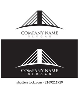 Bridge Logo Template vector icon illustration design