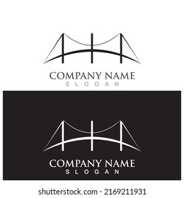Bridge Logo Template vector icon illustration design