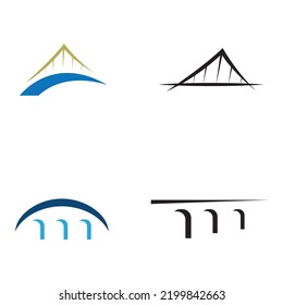 Bridge Logo Template vector icon illustration design