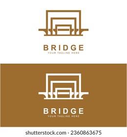 Bridge Logo Template vector icon illustration design