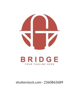 Bridge Logo Template vector icon illustration design