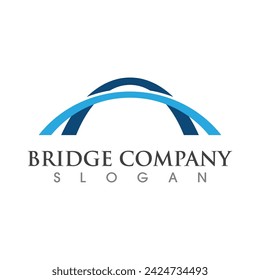 Bridge Logo Template vector icon illustration design