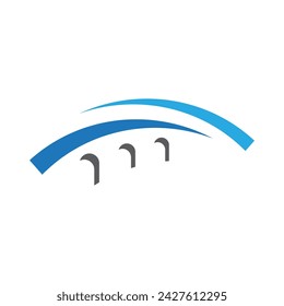 Bridge Logo Template vector icon illustration design