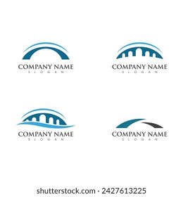 Bridge Logo Template vector icon illustration design