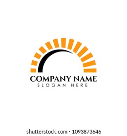 bridge logo template. Vector illustration Icon logo template
