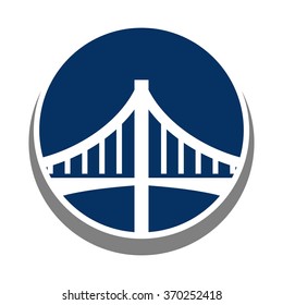 bridge logo vector.