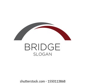 bridge logo vector desig template