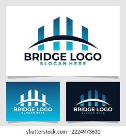 Bridge-Logo-Vektordesign-Vorlage