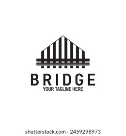 bridge logo vector icon illustration template design