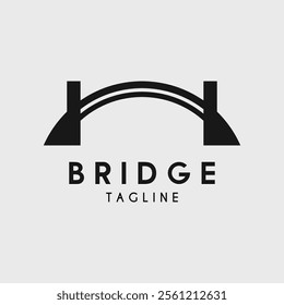 bridge logo vector illustration design
