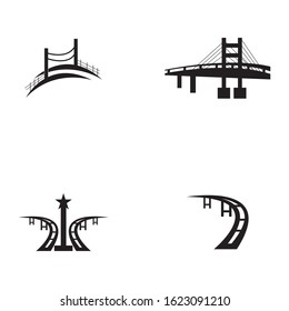 Bridge logo vector template illustration