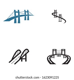 Bridge logo vector template illustration