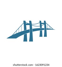 Bridge logo vector template illustration