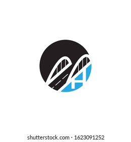 Bridge logo vector template illustration