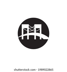 Ilustración del vector del logotipo de puente