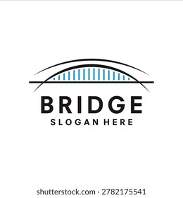 Bridge logo vector template illustration