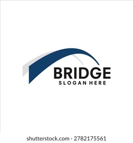 Bridge logo vector template illustration