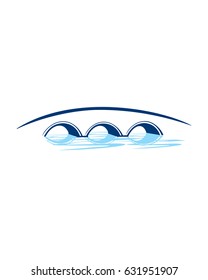 Bridge Logo, Water Bridge Logo