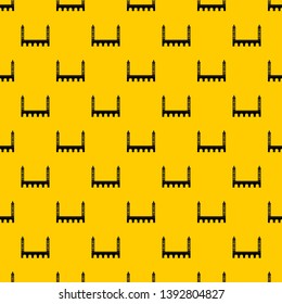 Bridge pattern seamless vector repeat geometric yellow for any design