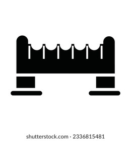 Bridge Pictogram Icon Vector Art