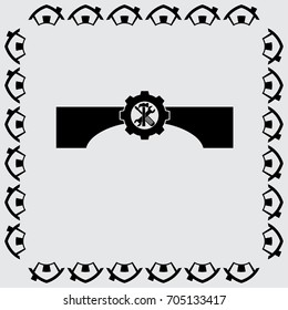 bridge repair vector icon