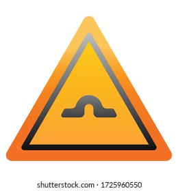 ilustración de vector de icono de carretera puente,Señales de tráfico