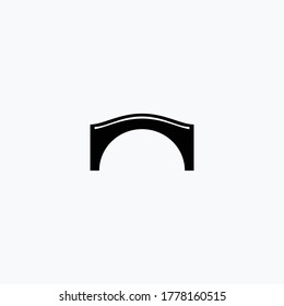 a bridge with a rounded bottom