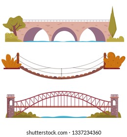 Bridge set with decor elements