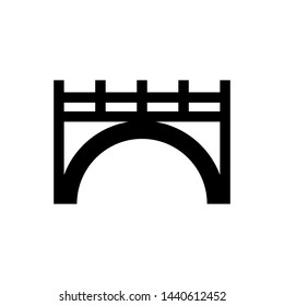 Bridge  sign symbol icon vector illustration