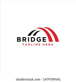 bridge simple modern logo vector