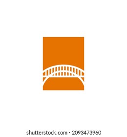 Bridge Simple Modern Logo Vector and Stock Images