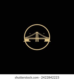 bridge simple modern logo vector
