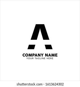 A + BRIDGE SIMPLE MONOGRAM LOGO DESIGN FOR COMPANY